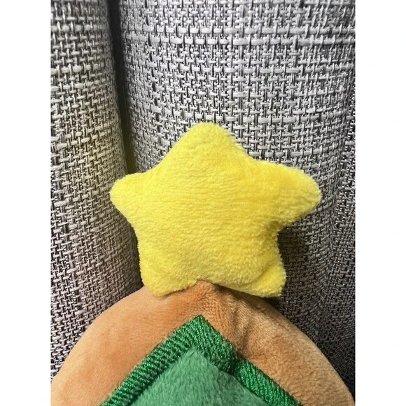 GUND Gingerbread Christmas Tree Star Plush Stuffed 10 Inch Toy Green Brown - Picture 3 of 7